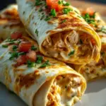 Schnelle Kyse Knoblauch Hyhnchen Wraps 2