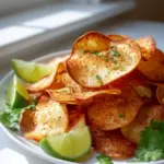 Spicy Chili Lime Air Fryer Chips