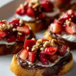 Strawberry Dessert Bruschetta