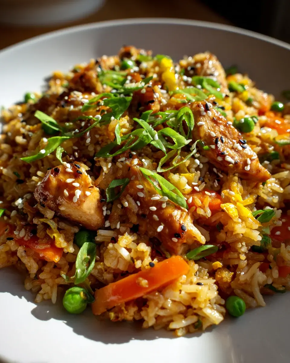 Teriyaki Chicken Fried Rice