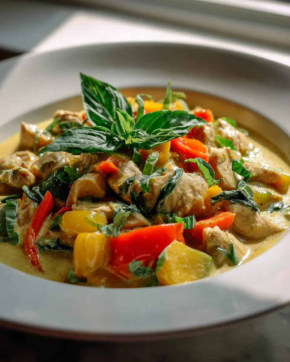 Thai Coconut Chicken Curry Skillet