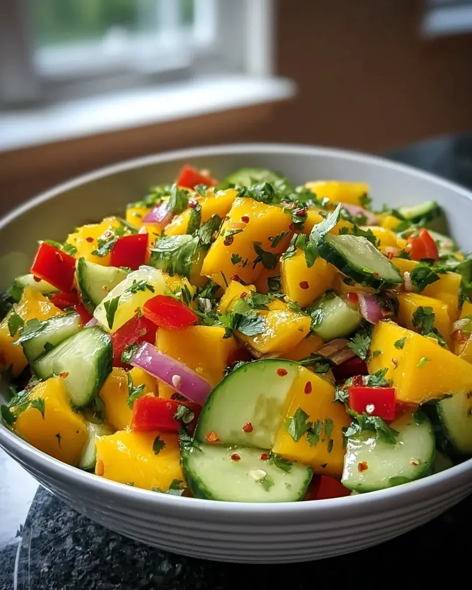 Thai Mango Cucumber Salad