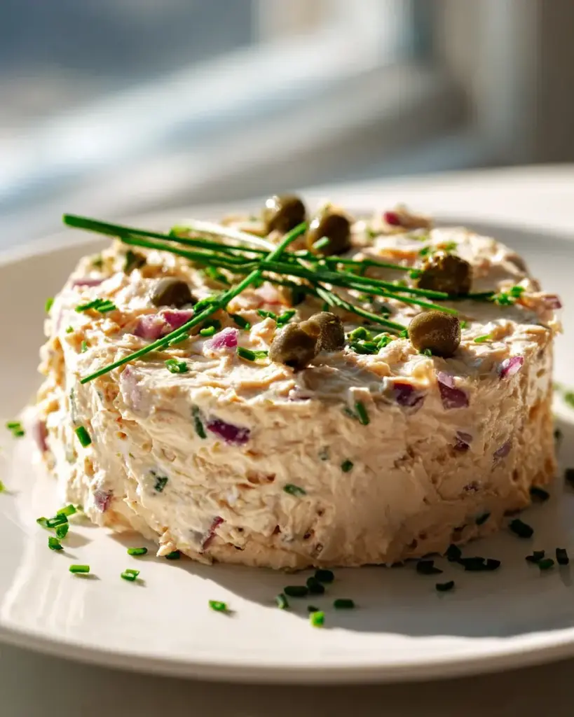 Cremiger Thunfisch Frischkäse Aufstrich: Kapern & Zwiebeln