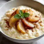 Warm Apple Rice Pudding