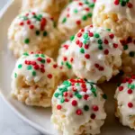 White Chocolate Rice Krispie Balls