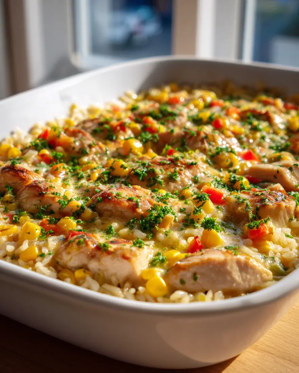 Würziger Backhähnchen-Reis-Auflauf: Dein köstliches Rezept 4 Würziger Hähnchen Reis Auflauf