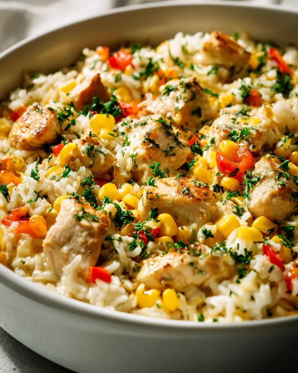 Wyrziger Hyhnchen Reis Auflauf