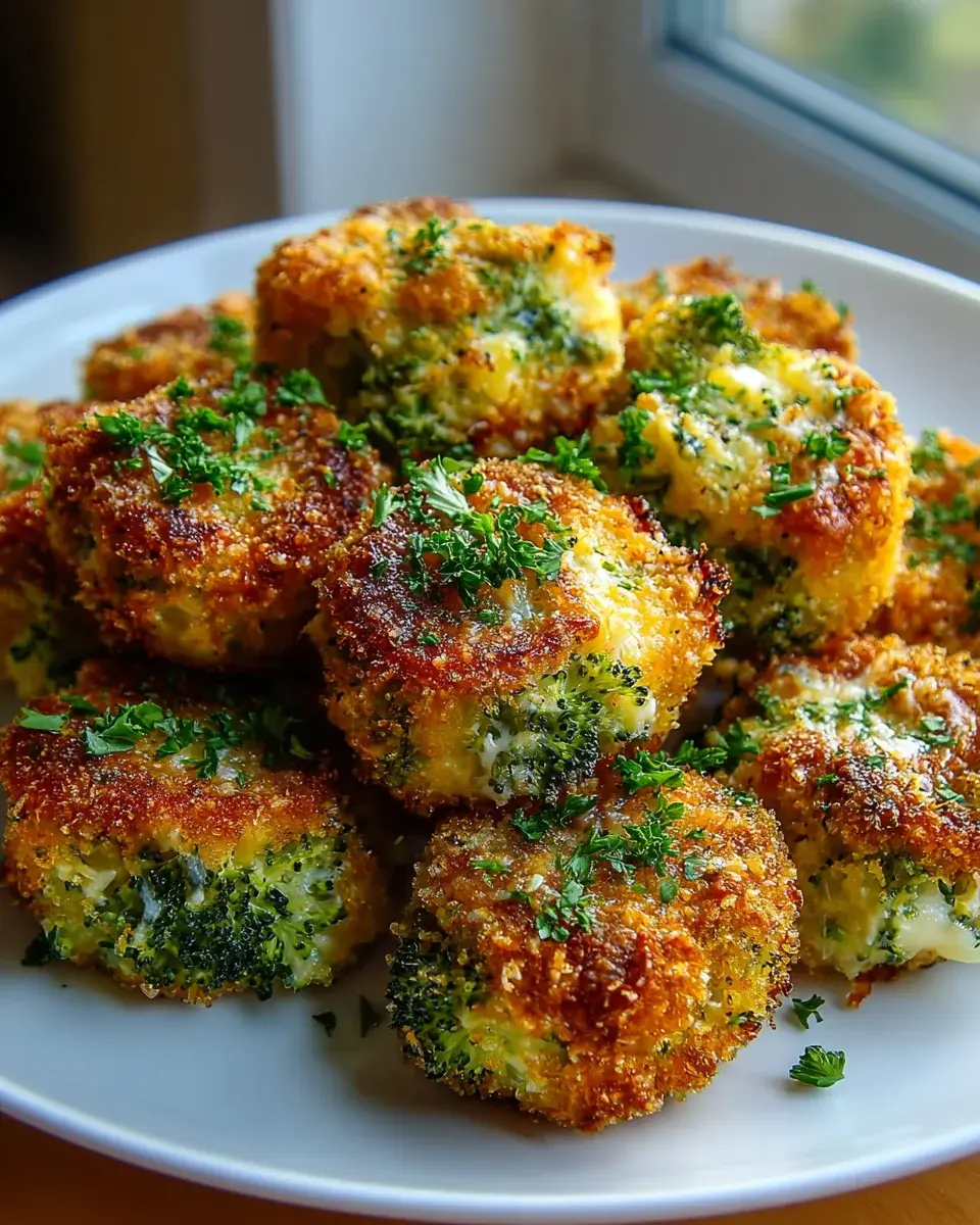 Knusprige Brokkoli Käse Nuggets – Leckere, gesunde Snacks! 4 knusprige Brokkoli Käse Nuggets