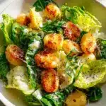 knuspriger Gnocchi Caesar Salat