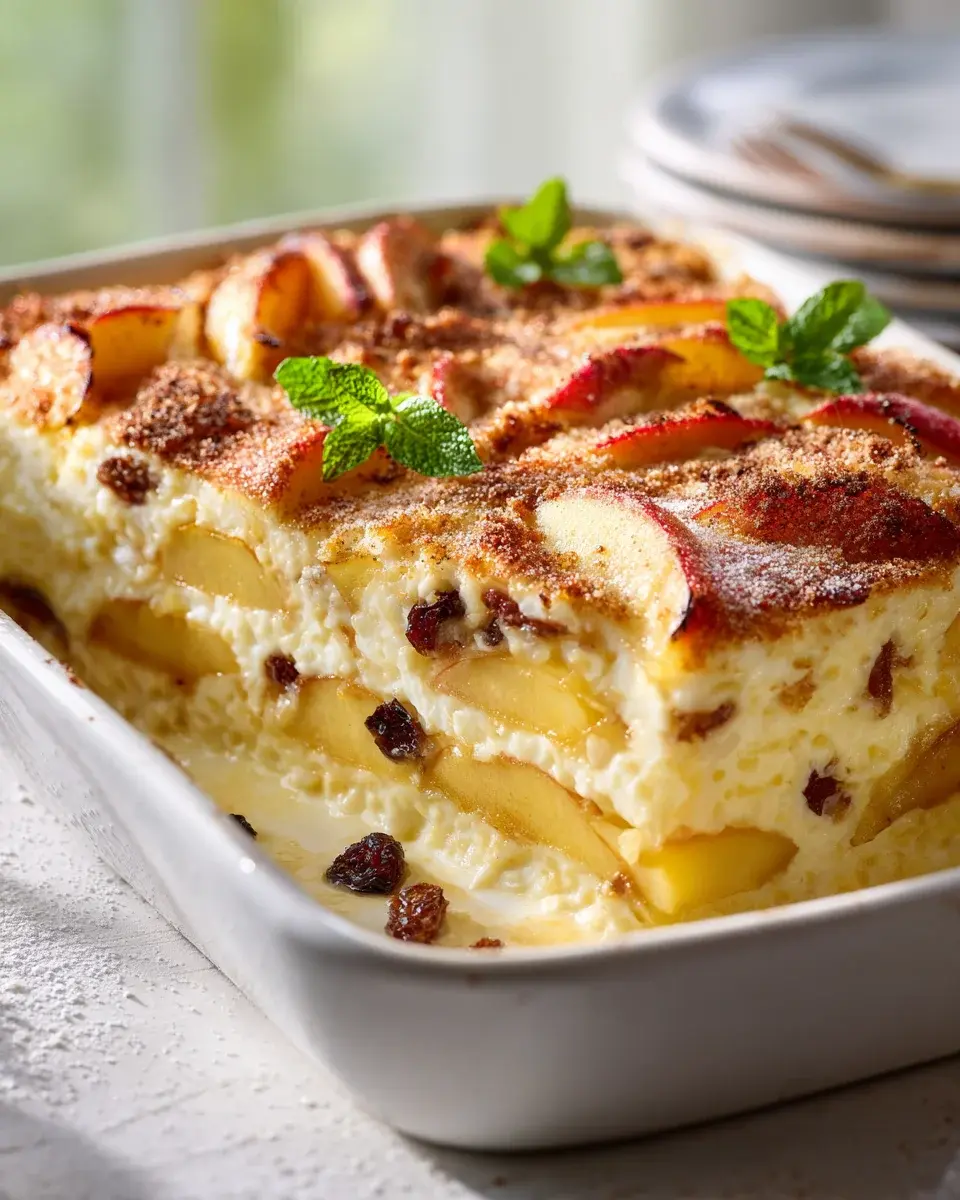 milchreisauflauf mit ypfeln