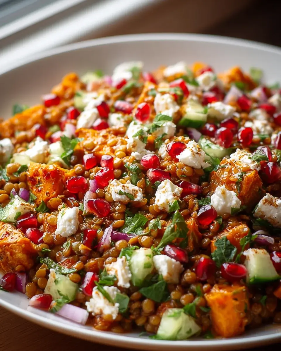 orientalischer Linsensalat