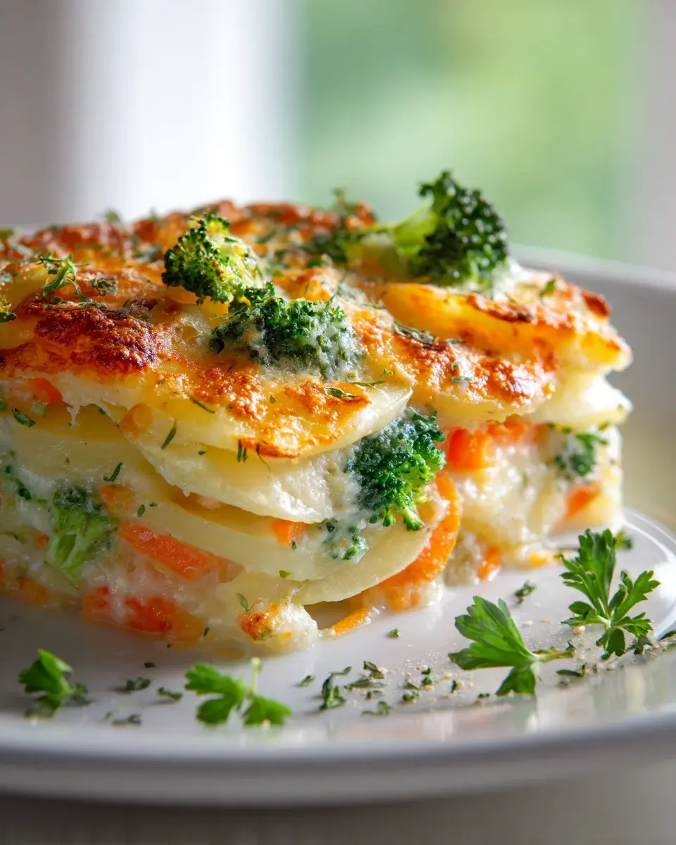 vegetarischer Kartoffelauflauf